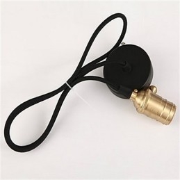 Amerikanische Retro-minimalistische einzelne Kupfer-Kronleuchterlampe