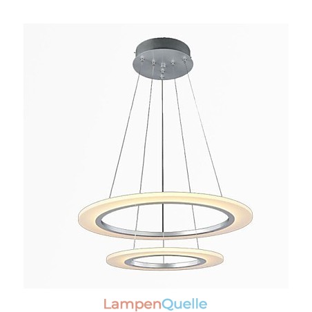 Moderne Pendelleuchte Deckenleuchte Kronleuchter Lampenfassungen mit 2 Ringen Moderne Pendelleuchte Deckenleuchte Kronleuchter Lampenfassungen mit 2 Ringen