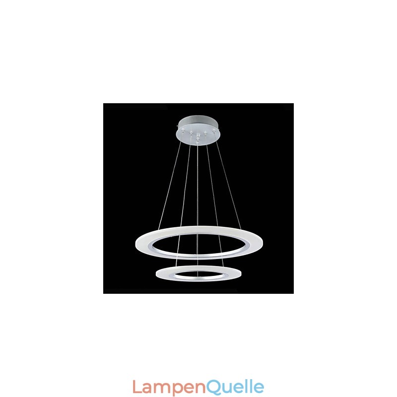 Moderne Pendelleuchte Deckenleuchte Kronleuchter Lampenfassungen mit 2 Ringen