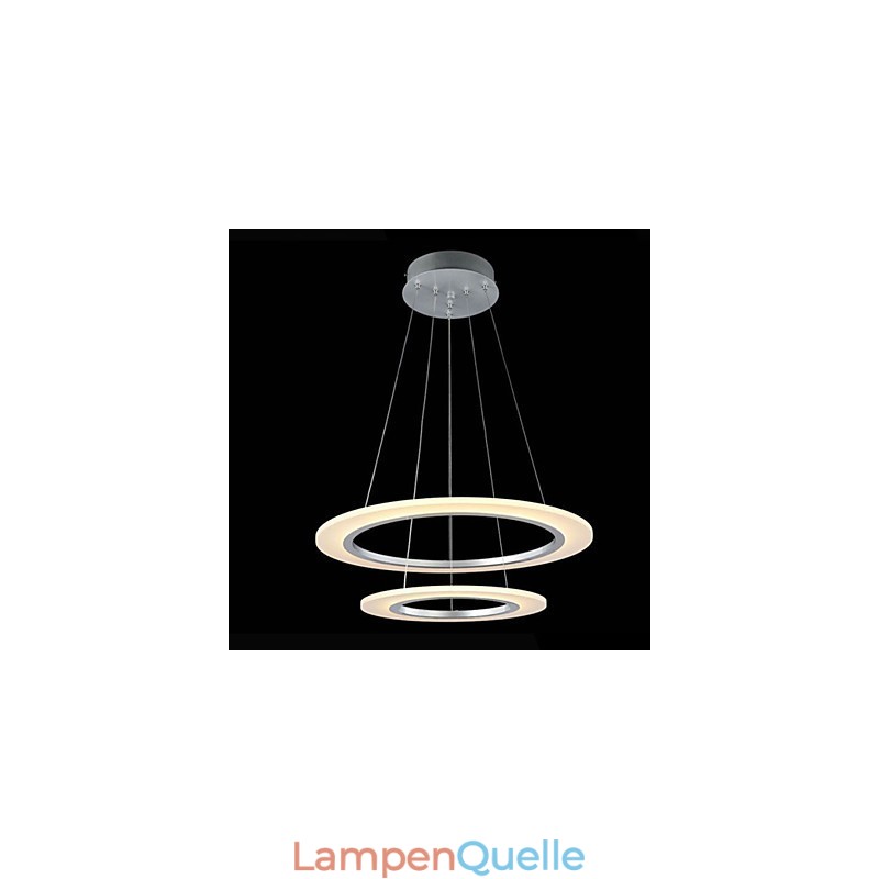 Moderne Pendelleuchte Deckenleuchte Kronleuchter Lampenfassungen mit 2 Ringen