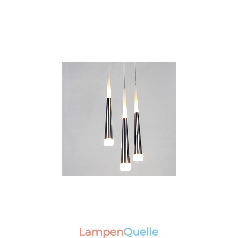 Dreifach Pendelleuchte Modern Zeitgenössisch Esszimmer Kinder Metall Rund Baldachin