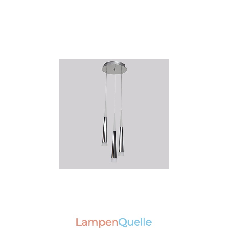 Dreifach Pendelleuchte Modern Zeitgenössisch Esszimmer Kinder Metall Rund Baldachin