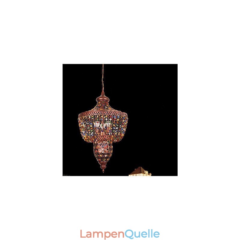 Mittelmeer Farbe Kristall Lampe Südostasien Schwarz Licht