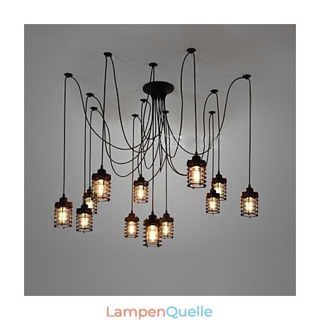 Vintage Edison Mehrere Ajustable DIY Decke Lampe Licht Anhänger Beleuchtung Kronleuchter Moderne Chic Industrielle Esszimmer Vintage Edison Mehrere Ajustable DIY Decke Lampe Licht Anhänger Beleuchtung Kronleuchter Moderne Chic Industrielle Esszimmer