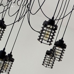 Vintage Edison Mehrere Ajustable DIY Decke Lampe Licht Anhänger Beleuchtung Kronleuchter Moderne Chic Industrielle Esszimmer