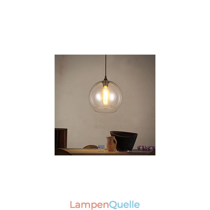 Kreative nordische vertraglich ländliche Glaskugel Single Head DropLight