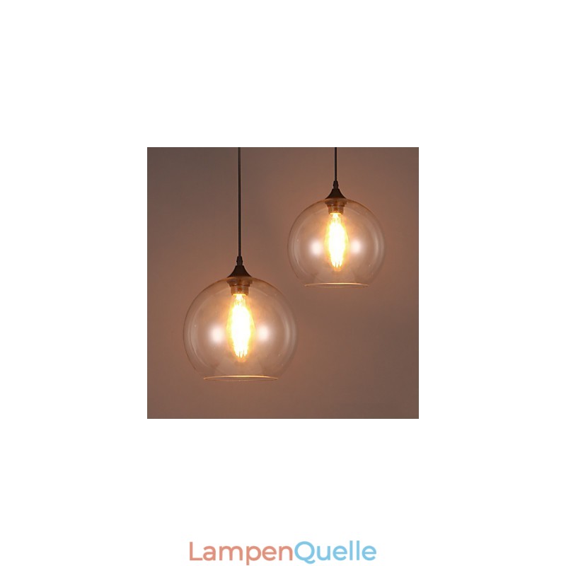 Kreative nordische vertraglich ländliche Glaskugel Single Head DropLight
