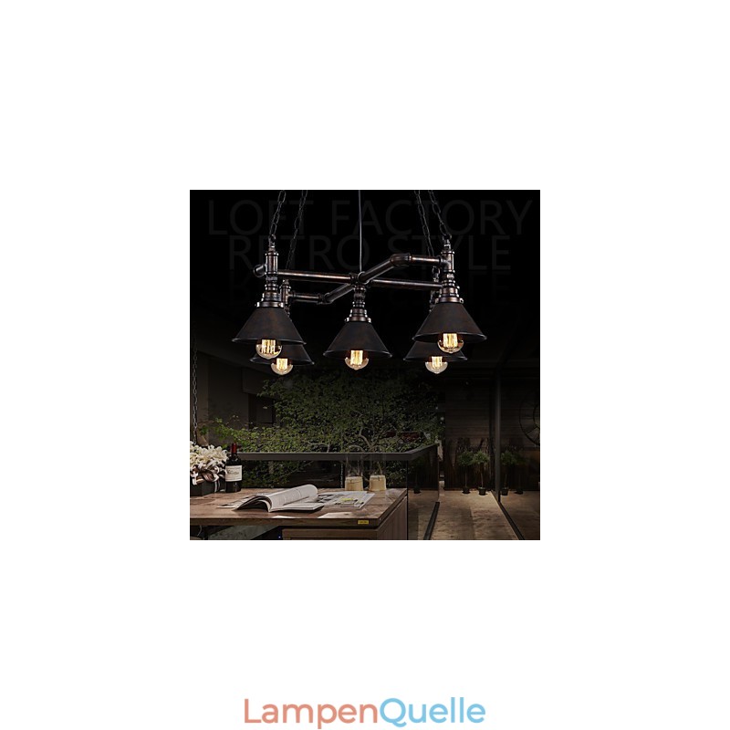 Retro Klassische Metall Decke Lichter Einfache Anhänger Lampen Cafe Anhänger Lampe