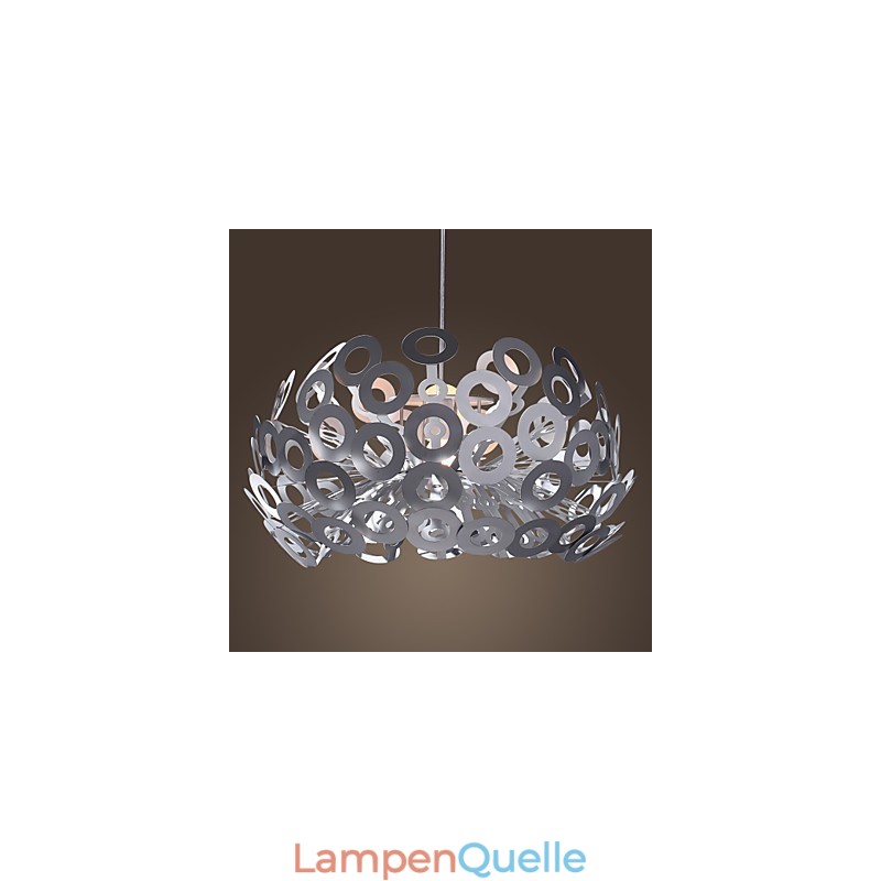 Moderne Pendelleuchte mit kreisförmigem Lampenschirm