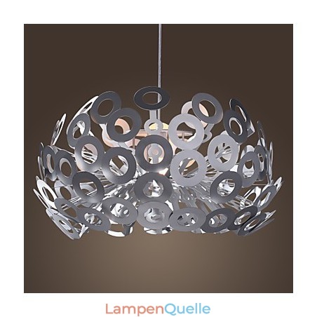 Moderne Pendelleuchte mit kreisförmigem Lampenschirm Moderne Pendelleuchte mit kreisförmigem Lampenschirm