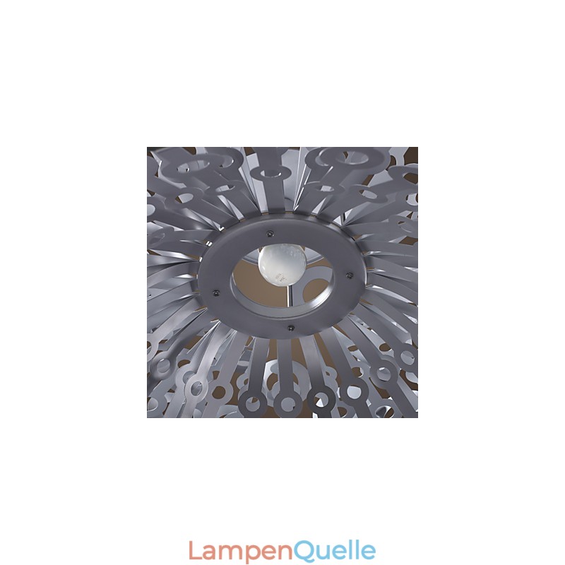 Moderne Pendelleuchte mit kreisförmigem Lampenschirm