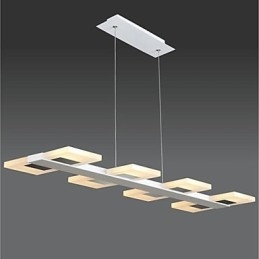 Moderne Pendelleuchte im zeitgenössischen Mini-Stil mit Gemälde