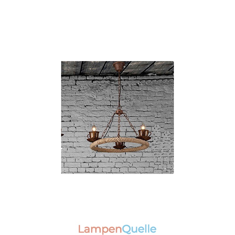 Keramikindustrie Wind Seil Kronleuchter RetroLron Kronleuchter Simple3