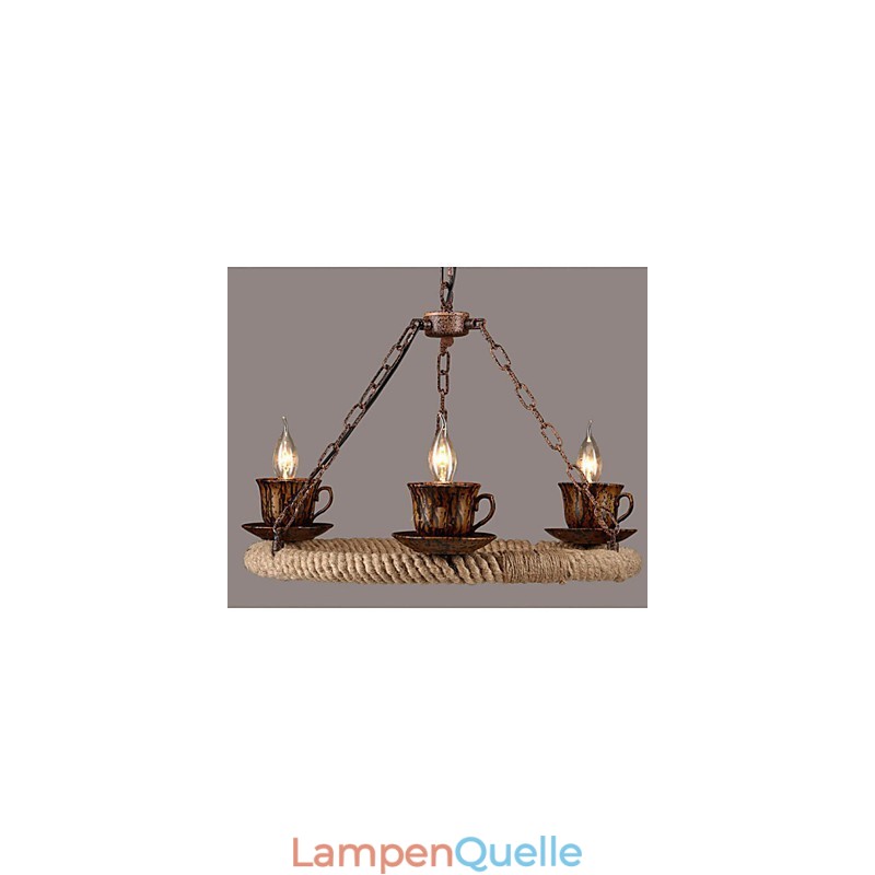 Keramikindustrie Wind Seil Kronleuchter RetroLron Kronleuchter Simple3