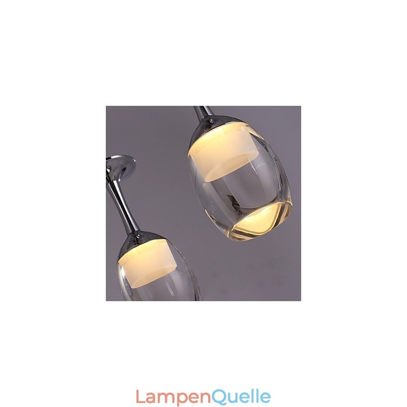 Pendelleuchten 3 Lichter Lange Rückplatte Modern Zeitgenössisch