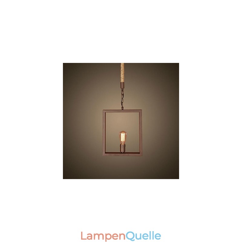 Traditionelle klassische rustikale Lodge Vintage Retro Country Metall Pendelleuchte