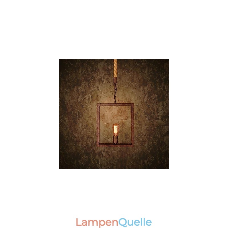 Traditionelle klassische rustikale Lodge Vintage Retro Country Metall Pendelleuchte