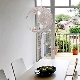 Moderne Pendelleuchte im zeitgenössischen Globe-Mini-Stil aus galvanisiertem Metall