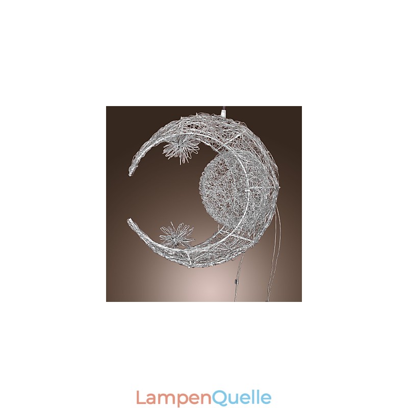 Moderne Pendelleuchte im zeitgenössischen Globe-Mini-Stil aus galvanisiertem Metall