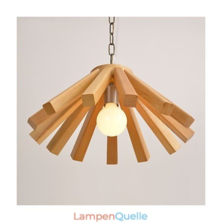 Retro Country Holz Bambus Pendelleuchte Retro Country Holz Bambus Pendelleuchte