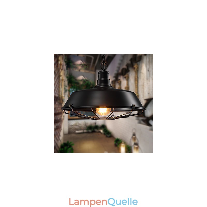 Pendelleuchten American Country Retro Schmiedeeisen Zeitgenössische und vertraglich Lager Droplight