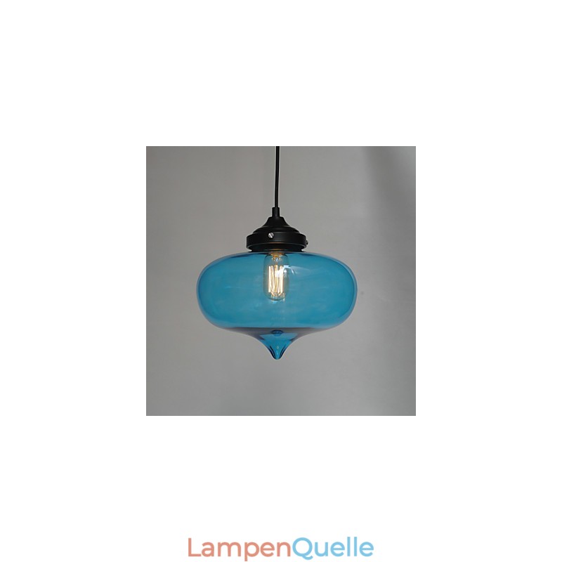 Bubble Design Pendelleuchte 1 Licht mit transparentem Schirm