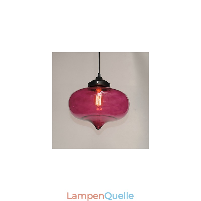 Bubble Design Pendelleuchte 1 Licht mit transparentem Schirm