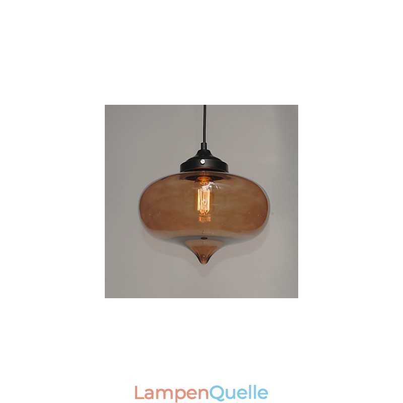 Bubble Design Pendelleuchte 1 Licht mit transparentem Schirm