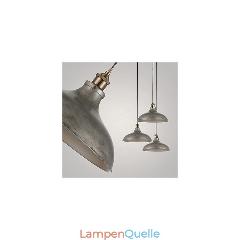 1 Lichter Pendelleuchten Antik Vintage Stil Industrie Stil Eisen Metalle Drop Light