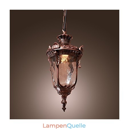 Antik inspirierte Pendelleuchte mit 1 Licht Antik inspirierte Pendelleuchte mit 1 Licht