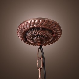 Antik inspirierte Pendelleuchte mit 1 Licht
