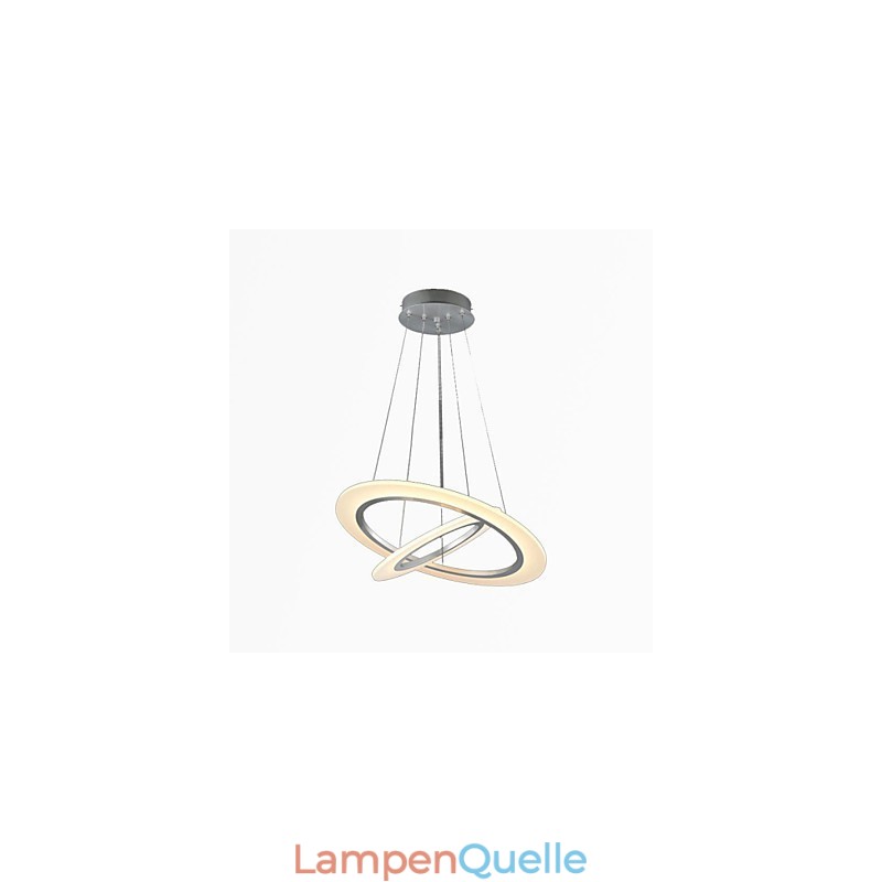 Acryl Pendelleuchte Deckenleuchter Kronleuchter Lampen Leuchten mit 2 Ringen