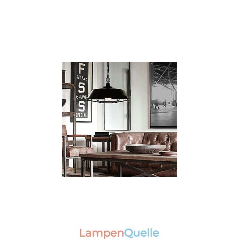 Schmiedeeisen Land Wiederherstellung alten Weisen Single Head Droplight Lampe Licht