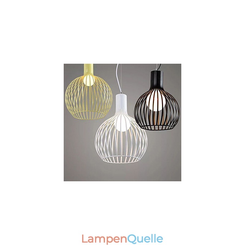 Amerikanischen Retro Vertraglich Schmiedeeisen Vogelkäfig Kronleuchter Lampe Licht