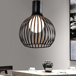 Amerikanischen Retro Vertraglich Schmiedeeisen Vogelkäfig Kronleuchter Lampe Licht