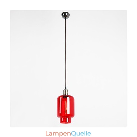 Moderne 1-flammige Pendelleuchte aus beschichtetem Glas Moderne 1-flammige Pendelleuchte aus beschichtetem Glas