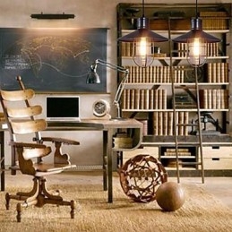 Vintage Retro Mini Stil Malerei Pendelleuchte