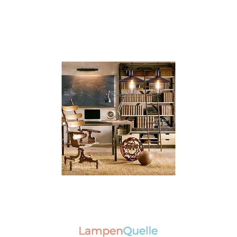 Vintage Retro Mini Stil Malerei Pendelleuchte