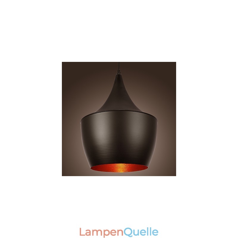 Moderne Pendelleuchte im Retro-Mini-Stil mit Gemälden
