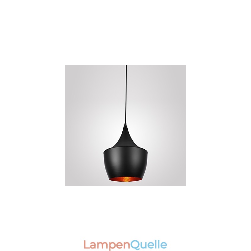 Moderne Pendelleuchte im Retro-Mini-Stil mit Gemälden