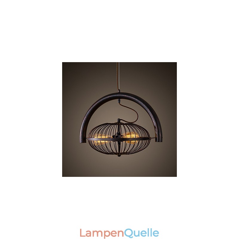 Retro Klassische Metall Decke Fan Lichter Einfache Anhänger Lampen Cafe Anhänger Lampe