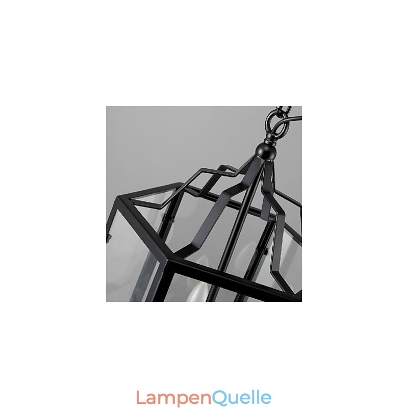 Traditionelle Klassische Vintage Retro Laterne Land Mini Stil Malerei Metall Anhänger Licht Esszimmer