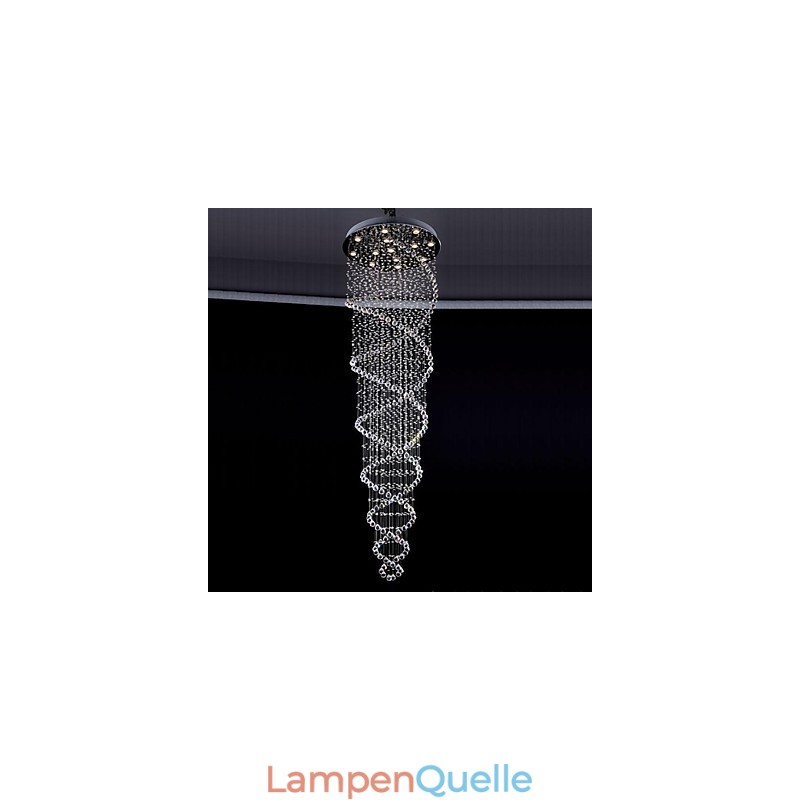 Moderne zeitgenössische traditionelle klassische rustikale Lodge Vintage Country Island Kristall galvanisierte Metall Pendelleuchte