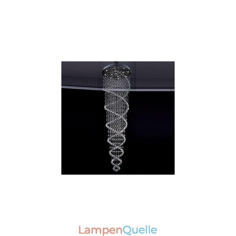 Moderne zeitgenössische traditionelle klassische rustikale Lodge Vintage Country Island Kristall galvanisierte Metall Pendelleuchte