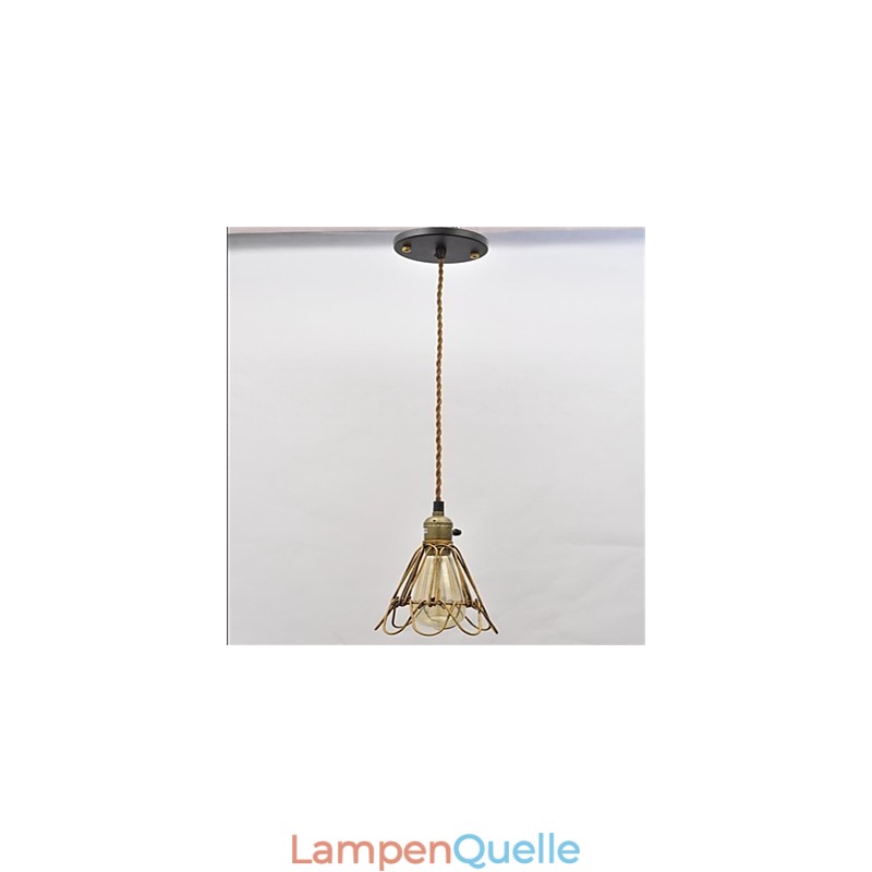 Amerikanischen land Vintage einzigen kopf lotus Eisen Kronleuchter