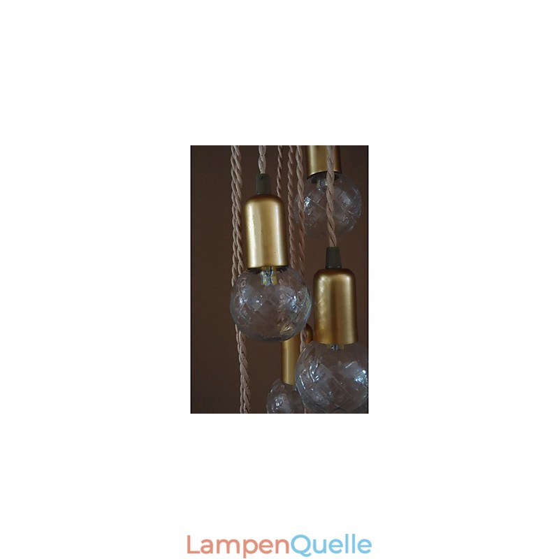 Traditionelle klassische rustikale Lodge Vintage Retro Laterne Trommel Country Globe Mini Stil Malerei Glas Pendelleuchte