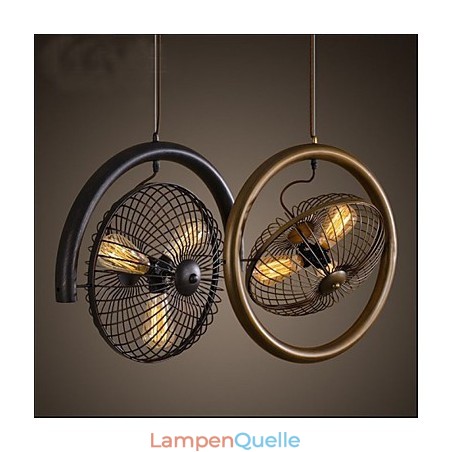 Retro Industrielle Windlampe Ventilator Pendelleuchte im amerikanischen Stil Retro Industrielle Windlampe Ventilator Pendelleuchte im amerikanischen Stil