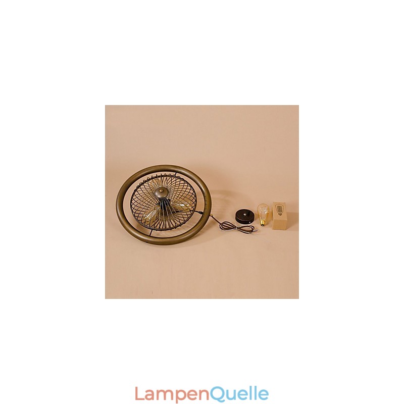 Retro Industrielle Windlampe Ventilator Pendelleuchte im amerikanischen Stil