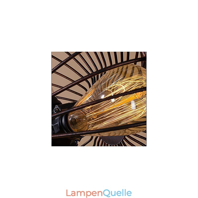 Retro Industrielle Windlampe Ventilator Pendelleuchte im amerikanischen Stil