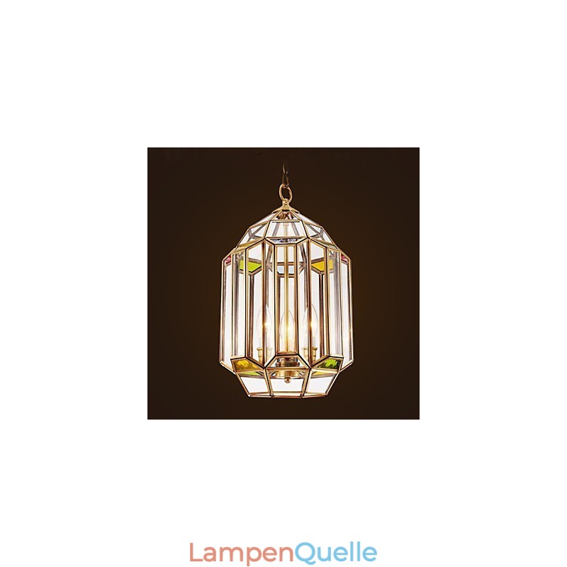 Vollkupferfarbene Lampe
